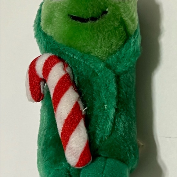 Vintage Yumkins Pea Pod Plush Ornament Del Monte Vegetables 1991 - Picture 3 of 7